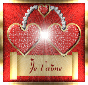 je t'aime coeurs